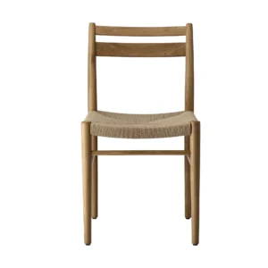 1898 Fridhem spisebordsstol Papercord-laquered oak