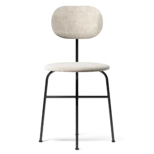 Audo Copenhagen Afteroom spisestol sorte ben stofbetræk Maple 222