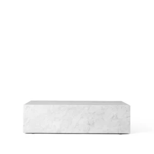 Audo Copenhagen Plinth sofabord white, low