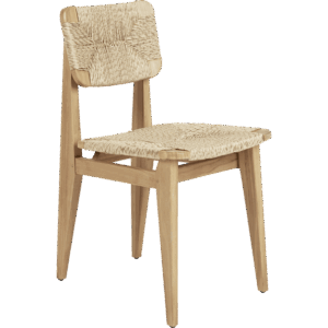 GUBI C-Chair Udendørs Spisebordsstol Natural Teak