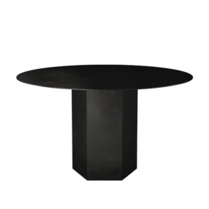 GUBI Epic Steel spisebord midnight black