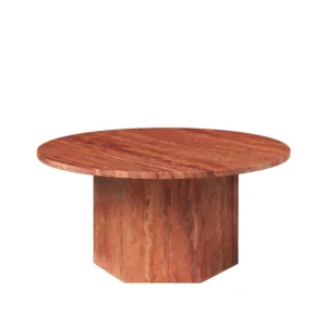 GUBI Epic sofabord Red, Ø80