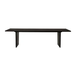 GUBI Private spisebord 100x260 cm Brun/Sortbejdset eg