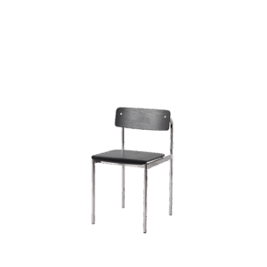 Moebe Offset Spisebordsstol Krom/Sort