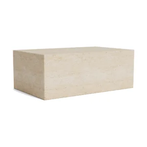 NORR11 Cubism sofabord large 80x50 cm Beige