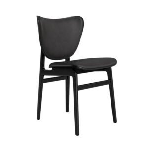 NORR11 Elephant Spisebordsstol Polstret Sort Eg/Antracit 21003