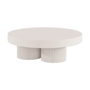 NORR11 Gear sofabord Chalk, Ø120 cm