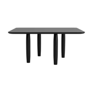NORR11 Oku sofabord Black oak, 80x80 cm