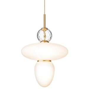 Nuura Rizzatto 43 Pendel Satin Messing/Opal