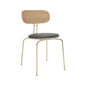 Umage Curious Spisebordsstol Eg/Messing/Antracit