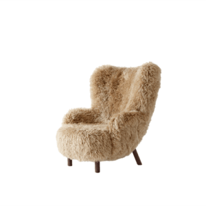 &Tradition Petra VB3 Lænestol Fåreskind Honey 50/Oileret Valnød