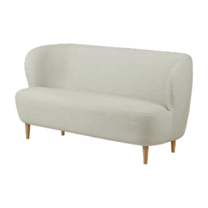 GUBI Stay Sofa Polstret I Bonito 091 med Ben I Semi Matt Lakeret Eg