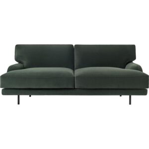Gubi Flaneur 2-Personers Sofa Sort/Asator 0984