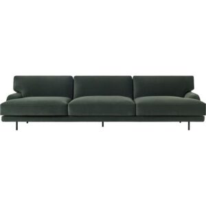 Gubi Flaneur 3-Personers Sofa Sort/Asator 0984