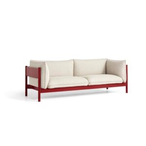 HAY Arbour 3-Personers Sofa Rød Bøg/Hallingdal 220