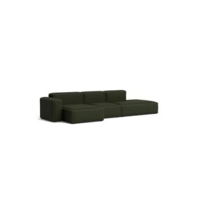 HAY Mags Soft Low 3-Personers Sofa Kombination 4 Venstre Maglia Dark Green