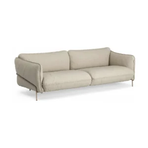 Swedese Continental sofa Sealife Dark beige/white-nutmeg