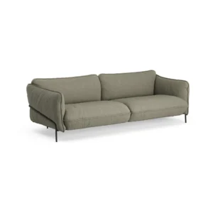 Swedese Continental sofa Sealife Green/black-sortlakeret stål