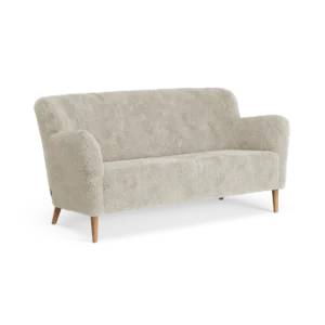 Swedese Nova 2-personers sofa lammeskind Moonlight-olieret eg