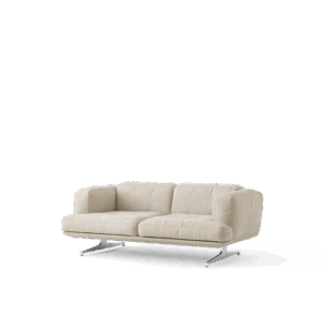 &Tradition Inland AV22 2-Personers Sofa Clay 0011/Poleret Aluminium