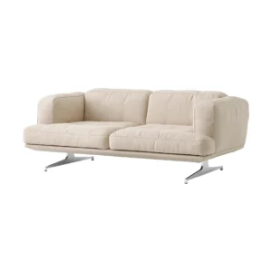 &Tradition Inland AV22 2-personers sofa Clay 0011/Poleret aluminium