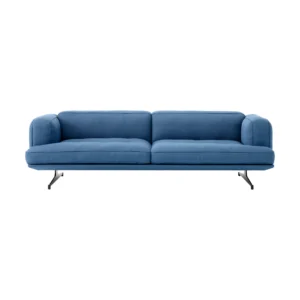 &Tradition Inland AV23 3-personers sofa Vidar 4 Denim Blue 733, sorte ben