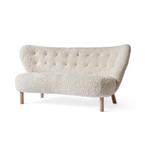 &Tradition Little Petra VB2 Sofa Moonlight Fåreskind/Olieret Egetræ