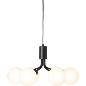 Apiales 6 Lysekrone Satin Sort & Opal