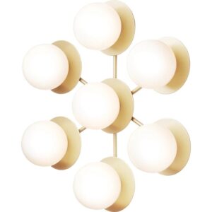 Liila Star Væg/Loftlampe Opal Hvid